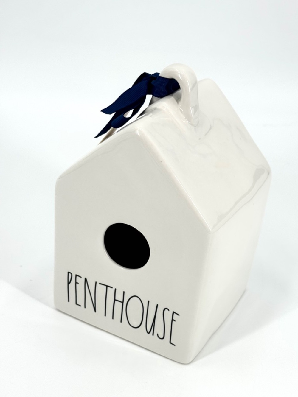 NWT Rae Dunn “PENTHOUSE" Ceramic Bird Feeder - Picture 3 of 10